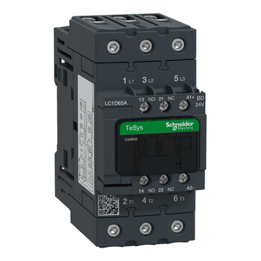 Ảnh của Contactor Schneider LC1D65ABD 3P 65A 24VDC