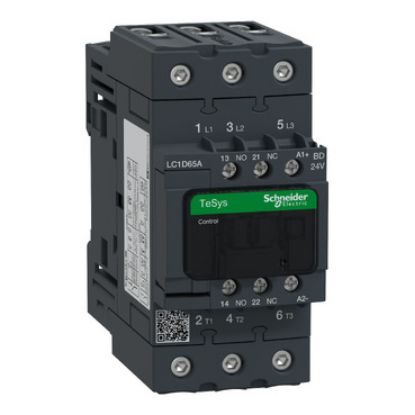 Ảnh của Contactor Schneider LC1D65ABD 3P 65A 24VDC