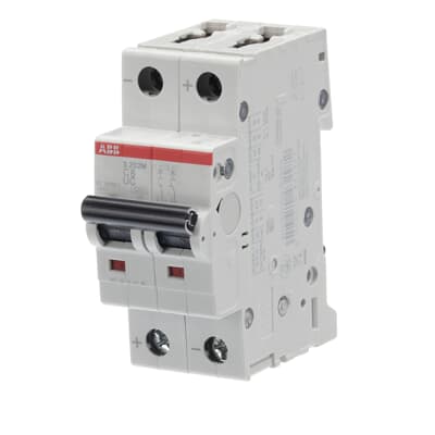 Ảnh của Cầu Dao Tự Động 2P 6A 10kA 250VDC (S202M-C6UC)