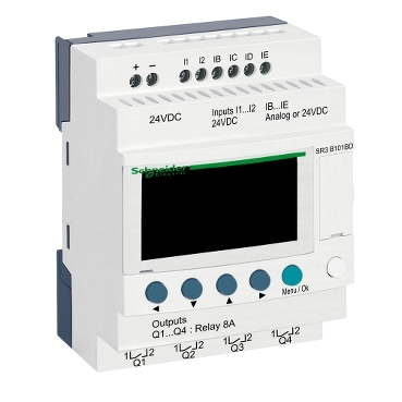 Ảnh của SR3B101BD - Rờ Le Lập Trình Thông Minh SR3 24VDC, 10 IO