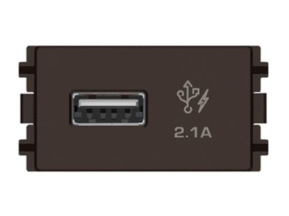 Ảnh của 8431USB_BZ - Hạt Ổ Cắm USB 1 Port 2.1A Màu Đồng