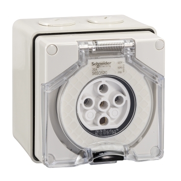 Ảnh của Ổ Cắm Schneider S56SO520GY kín Nước 5P 20A 500V