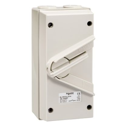 Ảnh của Ngắt Điện Phòng Thấm Nước Schneider WHT35_GY_G19 3P 35A 440V