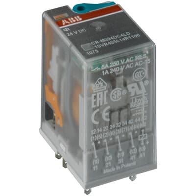 Ảnh của Rờ Le Kiếng Có Đèn 110VDC 6A 4C/O (CR-M110DC4L)