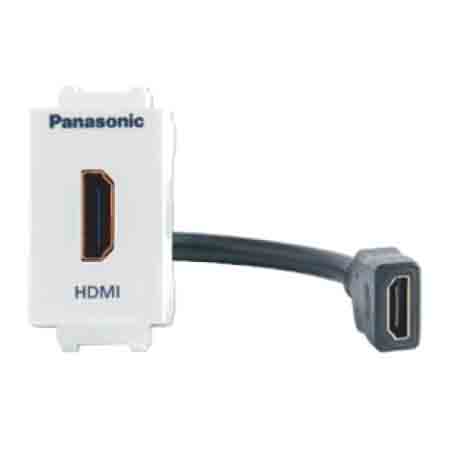 Ảnh của Hạt Ổ Cắm Đơn HDMI Màu Trắng Wide