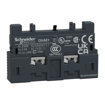 Ảnh của Tiếp Điểm Phụ Schneider GVAE1 1 - Tiếp Điểm Phụ 1NO/NC