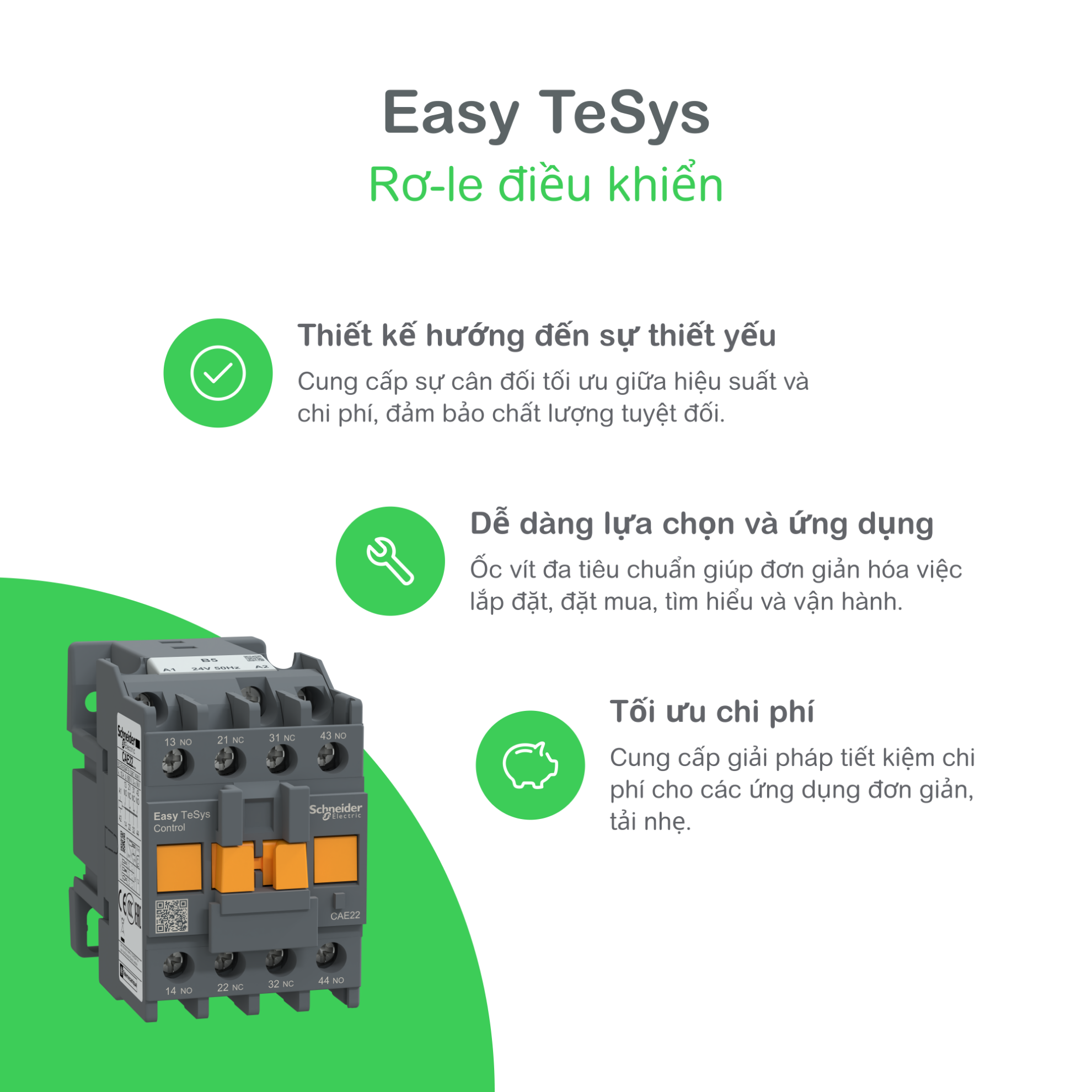 Hình ảnh cho danh mục Rờ Le Điều Khiển (Control relays)