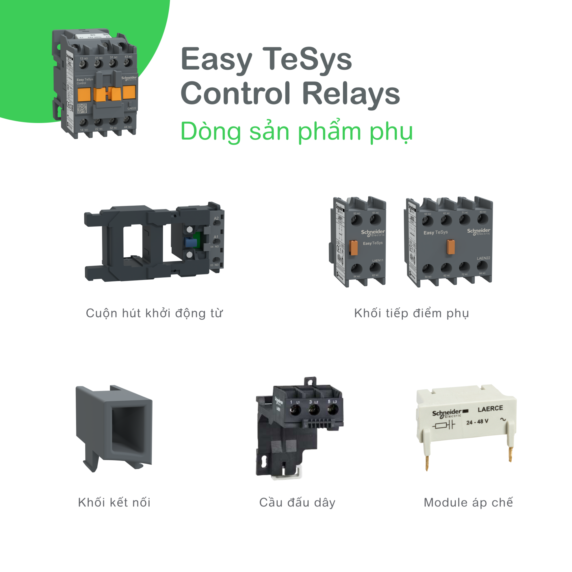 Hình ảnh cho danh mục Rờ Le Điều Khiển (Control relays)
