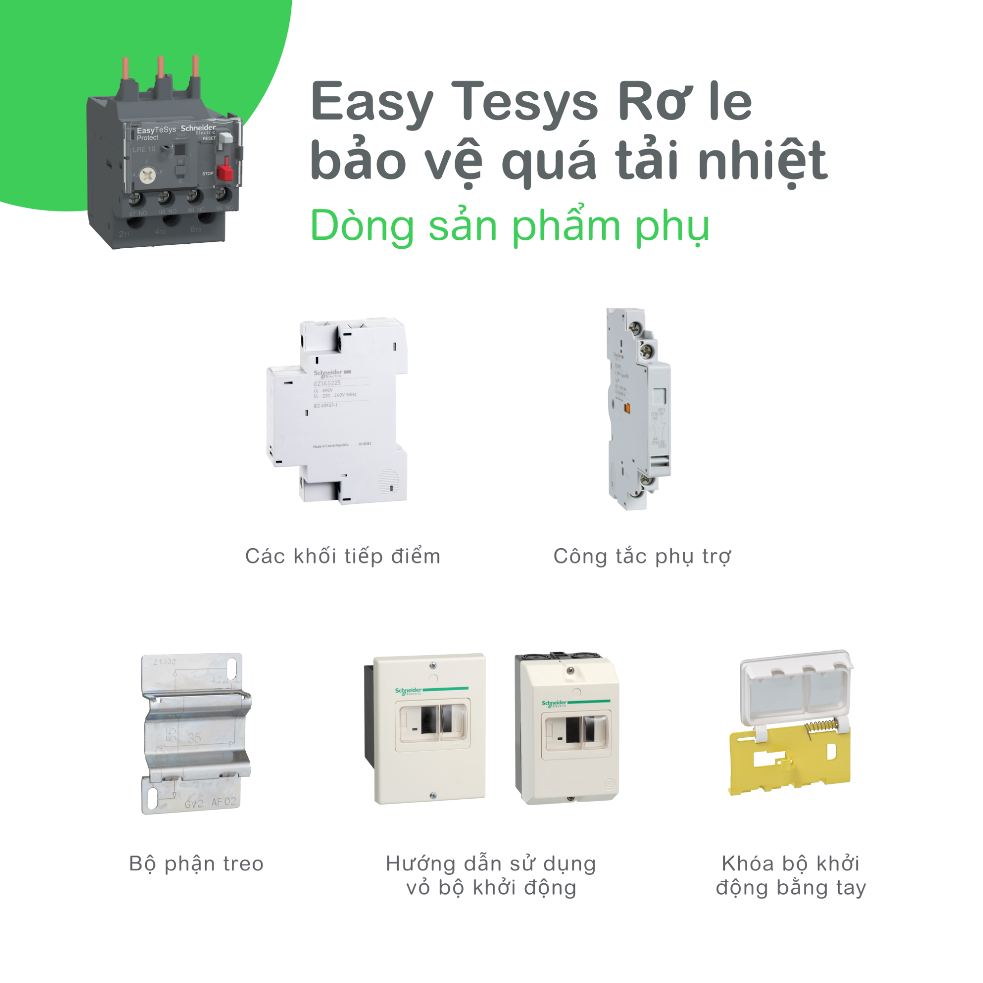 Hình ảnh cho danh mục Rờ Le Nhiệt Và Rờ Le Nhiệt Điện Tử (EOCR)