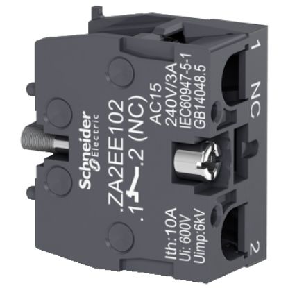 Ảnh của Tiếp điểm Đèn Nút Nhấn Schneider ZA2EE102 1NC