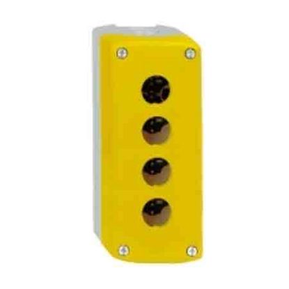 Ảnh của Hộp nút nhấn schneider XALK04 4 lỗ rỗng màu vàng
