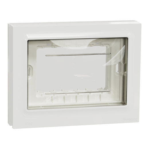 Ảnh của Mặt Che Chống Thấm Schneider M3TS01WP_WE Màu Trắng