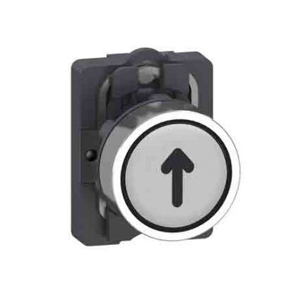 Ảnh của Nút nhấn Schneider XA2AA3341 Trắng 1NO gắn nhãn