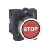 Ảnh của Nút nhấn Schneider XA2AA4342 1NC red gắn nhãn STOP