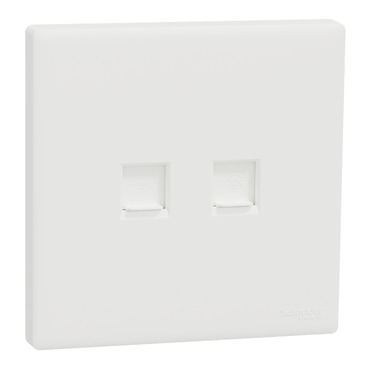 Ảnh của Ổ cắm mạng và điện thoại Schneider KBN32TDRJ6_WE