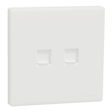 Ảnh của Ổ cắm mạng đôi Cast6e Schneider KBN32RJ6_WE