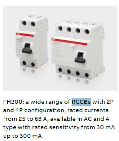 RCCB Và RCBO ABB