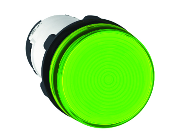 Công tắc, Nút nhấn, Đèn báo XB7 - Đèn báo Schneider xanh 220V-bg bóng bulb
