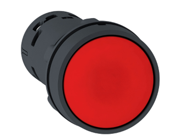 Công tắc, Nút nhấn, Đèn báo XB7 - Nút nhấn Schneider đỏ 1NC