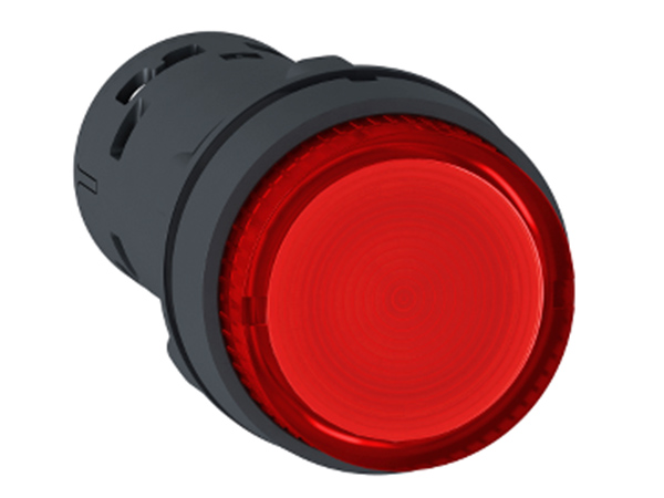 Công tắc, Nút nhấn, Đèn báo XB7 - Nút nhấn Schneider có đèn màu đỏ 24Vdc